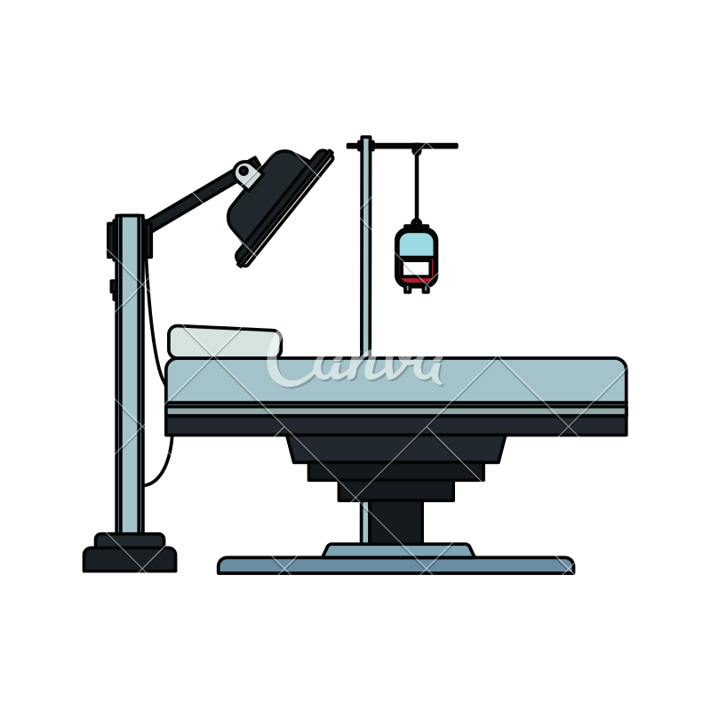 800x800 Gurney Or Hospital Bed Icon Image