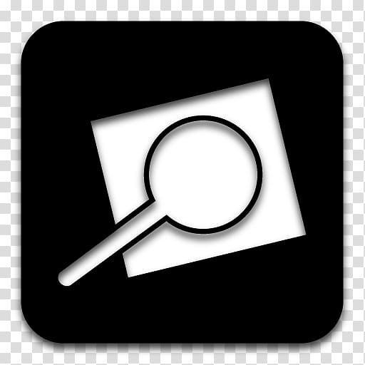 512x512 Black N White, White And Black Enlarger Icon Transparent