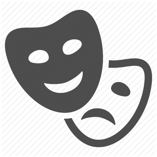 512x512 Art, Comedy, Drama, Entertainment, Mask, Theater, Theatre Icon