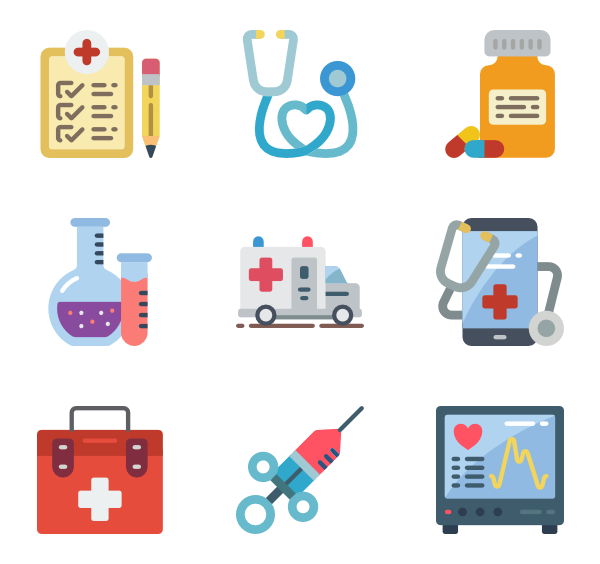 600x564 Medical Equipment Icons