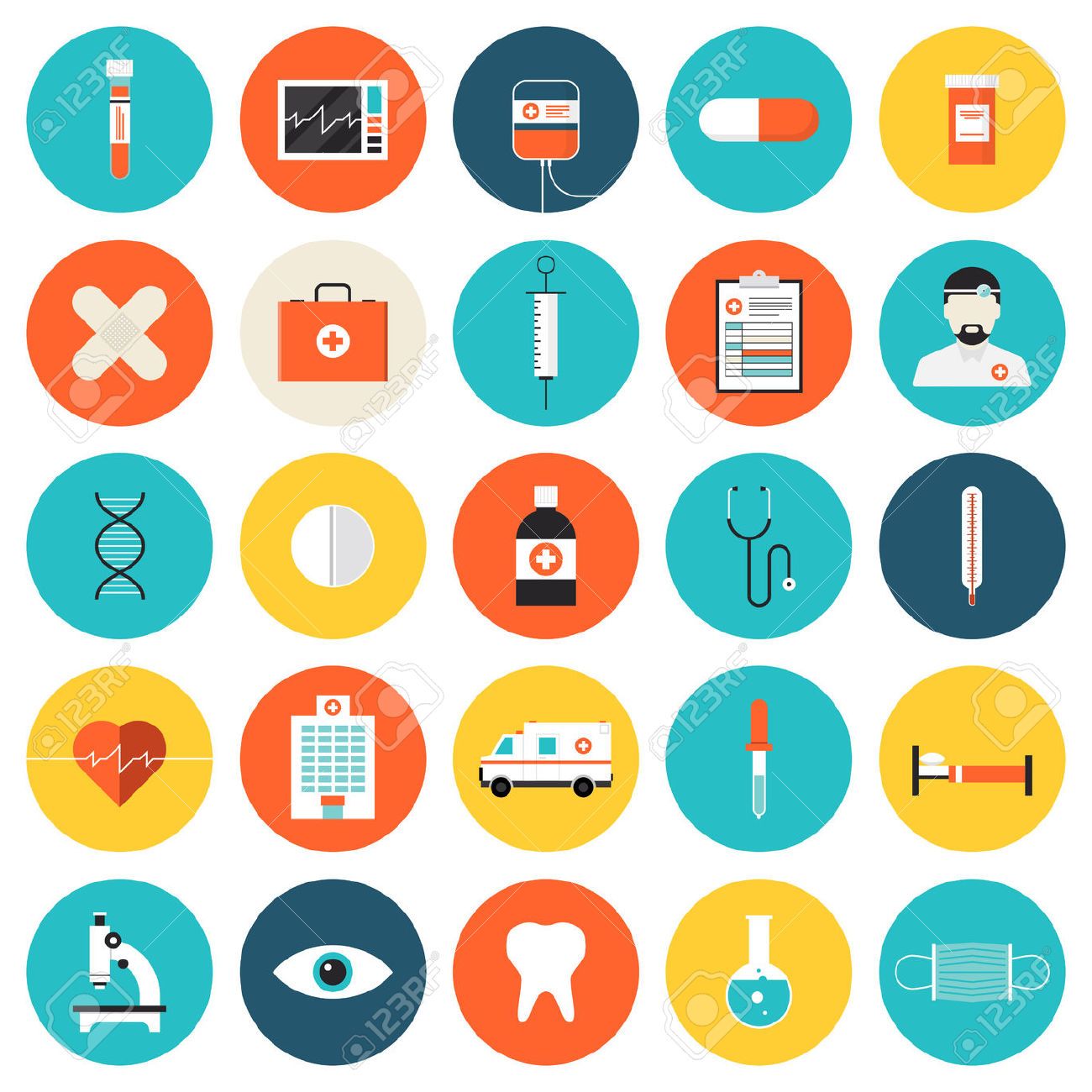 1300x1300 Stock Vector Vectors Icon Design, Icon Set, Healthcare Design