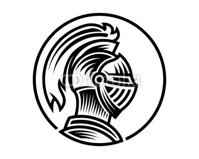 400x320 Vector Of Knight Helmet, Could Be Use As Logo, Icon, Etc Ancient
