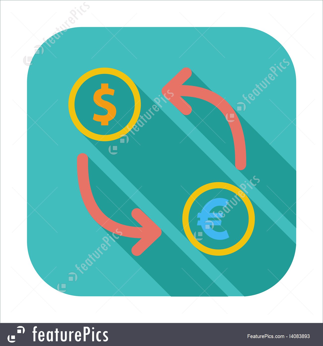 1300x1392 Desserts Currency Exchange Single Flat Icon