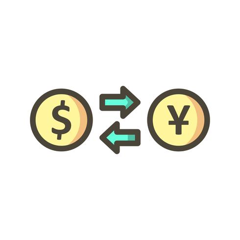 490x490 Exchange Rate Vector Icon