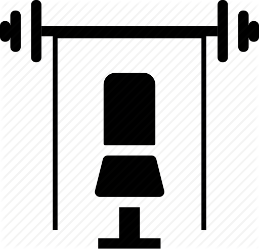 512x493 Bench, Gym Bench, Gym Equipment, Weight Lifting, Work Out Bench Icon