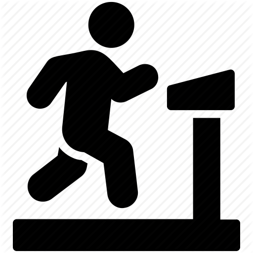 512x512 Cardio Workout, Exercise Tool, Gym Equipment, Running Machine