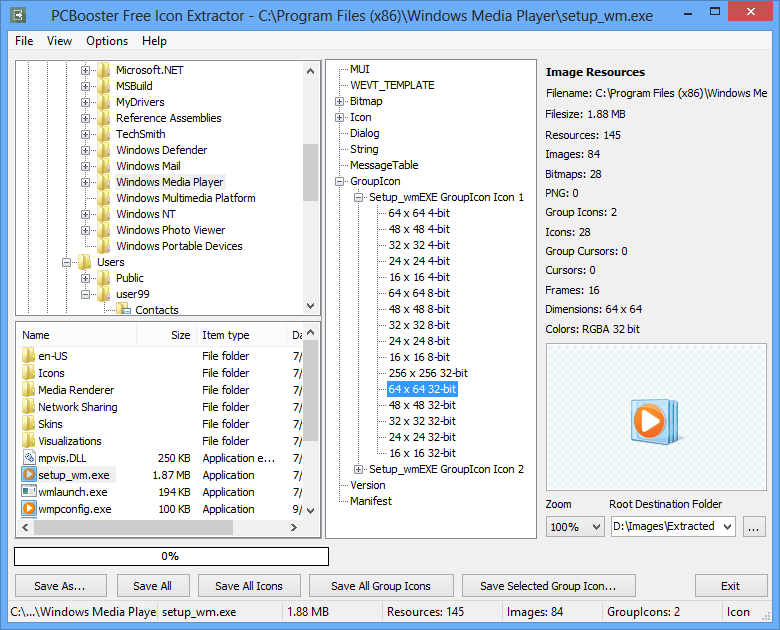 Extract from. Extractor icon. icon setup.exe. word extractor icon. rtmp player exe.