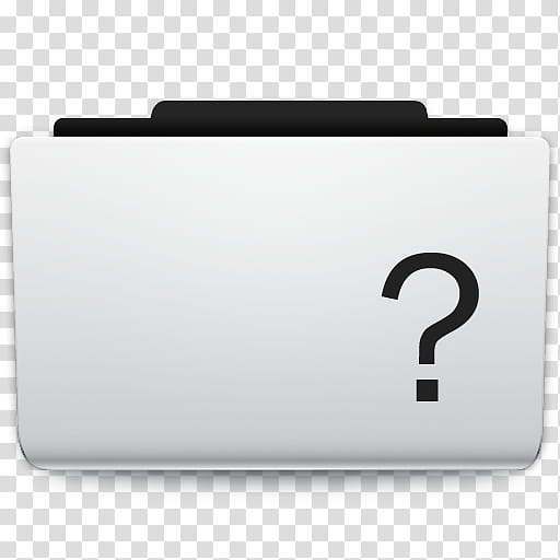 512x512 Sonetto Icons And Extras, Help And Supp, Black And White Folder