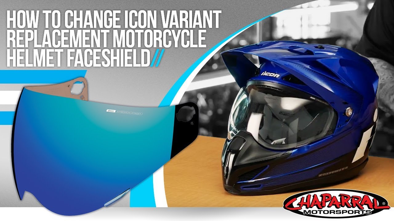 1280x720 How To Change The Face Shield On Icon Variant Motorcycle Helmet