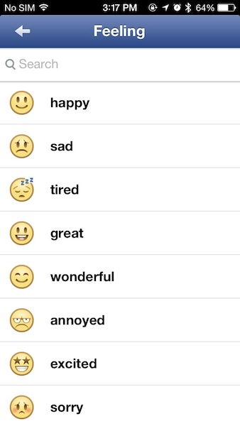 338x600 Facebook For Ios Adds Icons For Detailed Status Updates Iphone