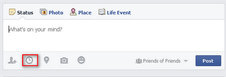 449x153 Facebook Set Schedule Status Updates On Fanpage