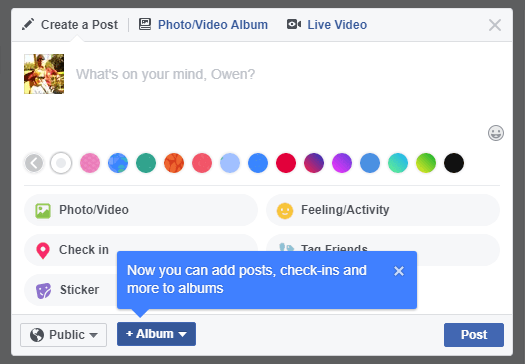 525x364 New Facebook Status Update Background Colors Roll Out