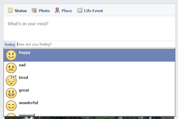 705x472 Add Mood And Activities To Facebook Updates With Emoticons
