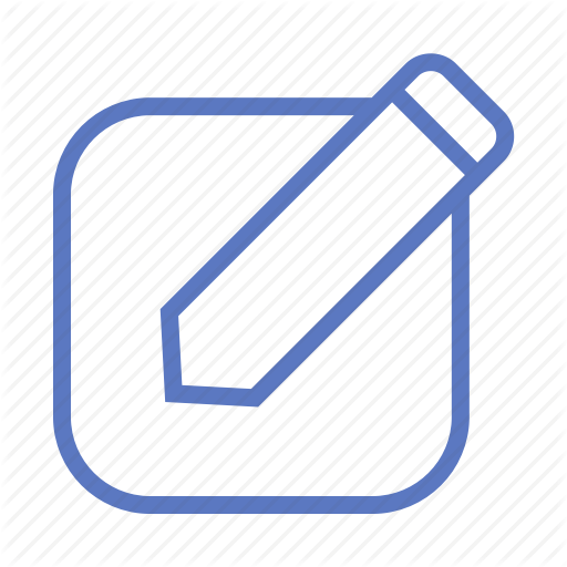 512x512 Edit, Pencil, Update Status Icon