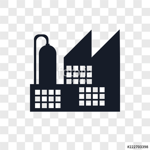 Factory Icons Isolated On Transparent Background Modern 500x500 Factory Icons Isolated On Transparent Background Modern