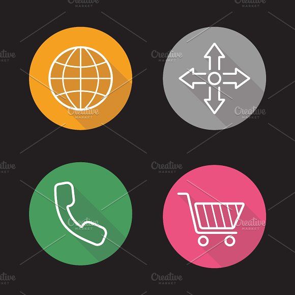 580x580 Web Store Icons Vector