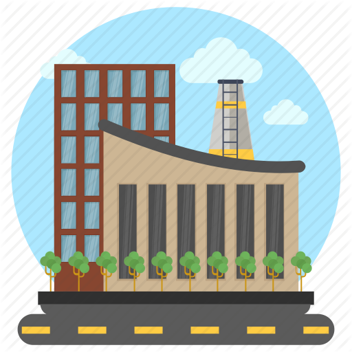 512x512 Commercial Area, Factory, Industry, Industry Outlet, Site Factory Icon