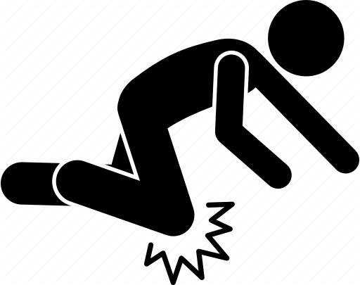 512x405 Break, Broken, Fall, Fell, Knee, Kneecap, Tripping Icon