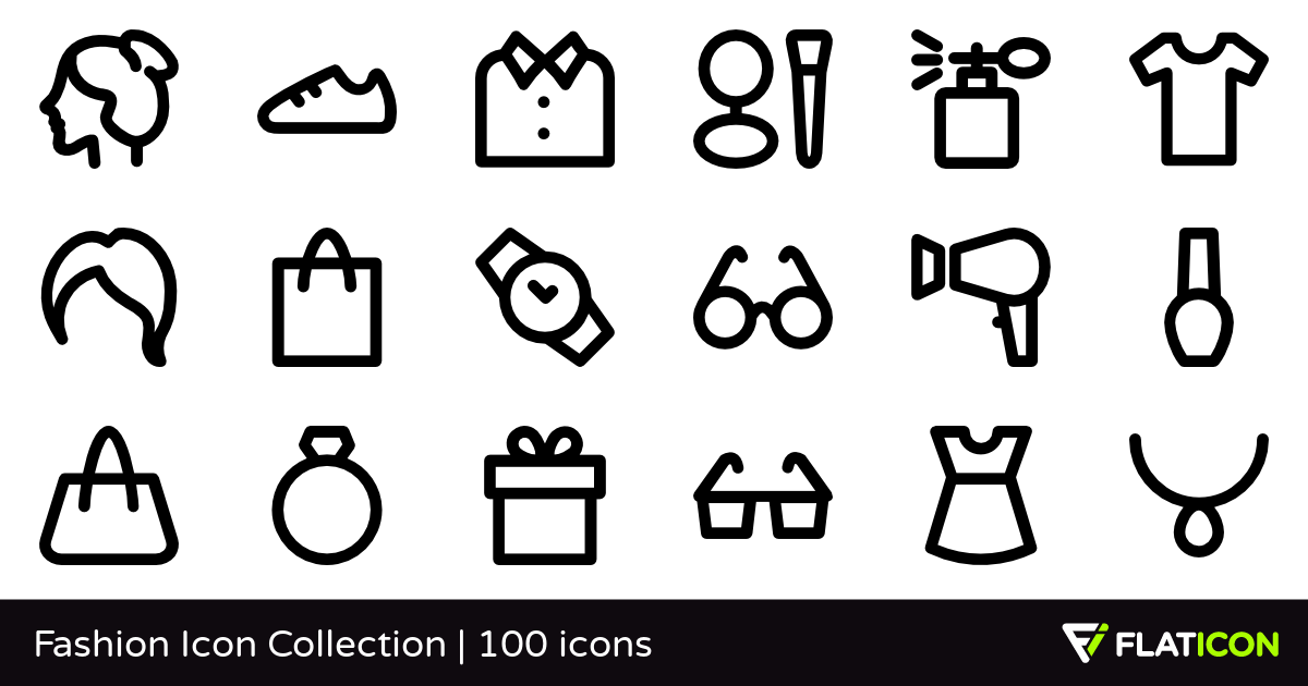 1200x630 Fashion Icon Collection Free Icons