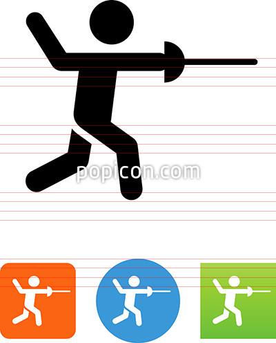 400x496 Fencing Icon
