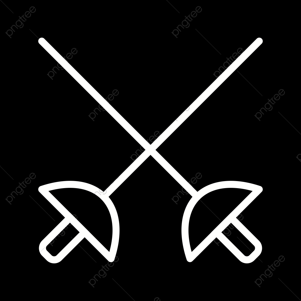 1024x1024 Vector Fencing Icon, Fencing, Sword, Sport Png And Vector
