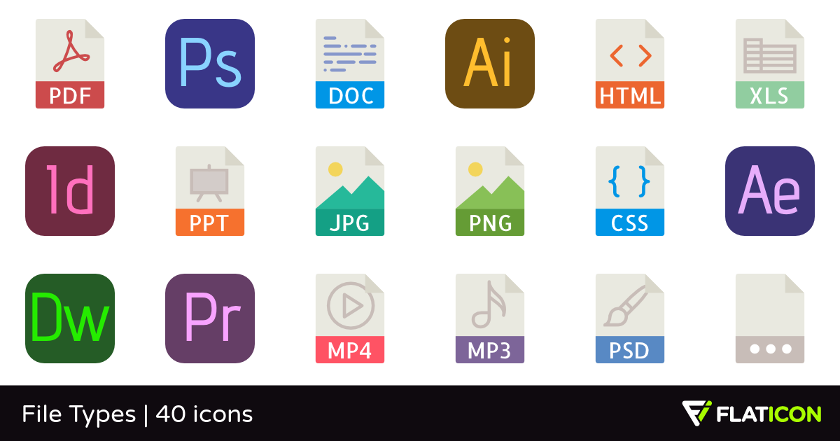 Types Free Icons 1200x630 Types Free Icons