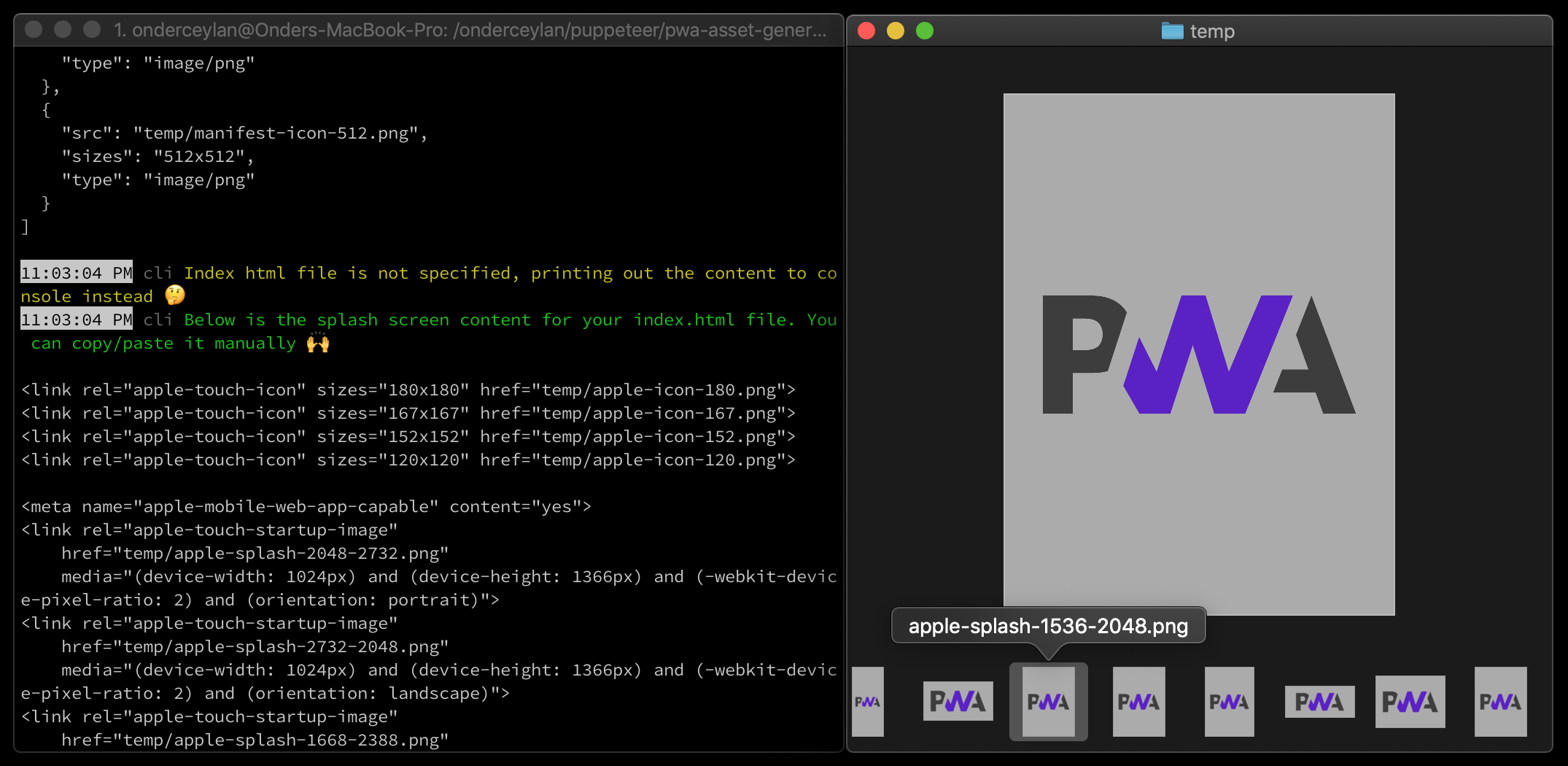 2150x1050 Pwa Splash Screen And Icon Generator