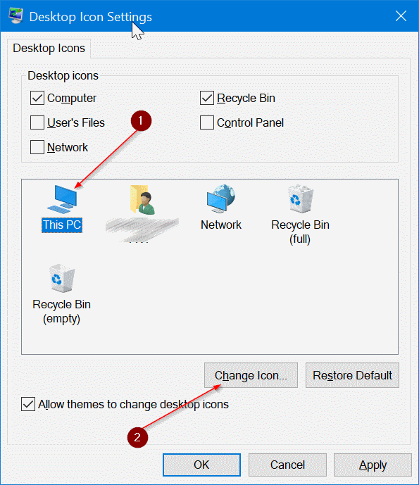 595x689 How To Change Desktop Icons In Windows