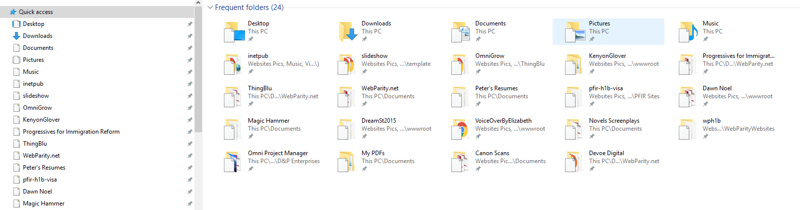 1604x421 Windows Explorer And Folder Icons Are Blank White