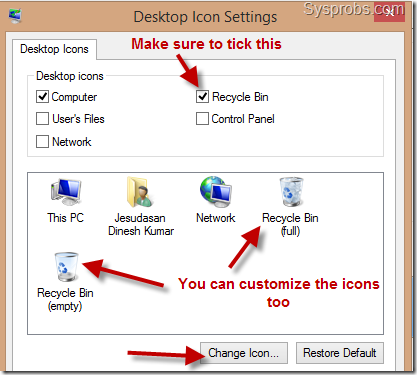 417x375 Get Back Missing Recycle Bin On Windows Or And How To Show