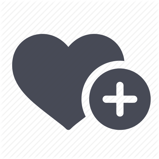 512x512 Add, Favorite, Heart, Like, Love, Plus Icon