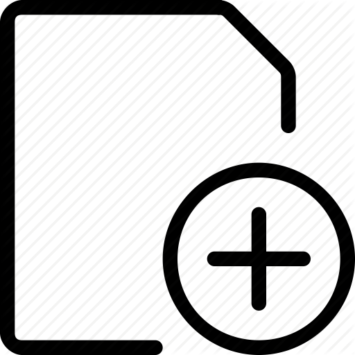 512x512 Add, Common, File, Plus Icon