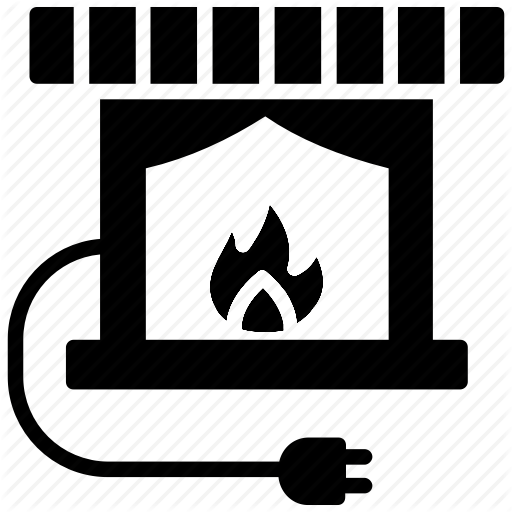 512x512 Electric Fireplace, Electric Furnace, Electric Heater, Heating