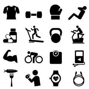 300x300 Photostock Vector Gym Equipment Gym Icon Fitness Equipment Fitness