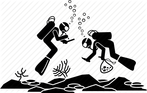 512x324 Diver, Diving, Job, Research, Scientific, Scientist, Underwater Icon