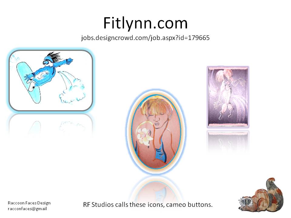 960x720 Feminine, Playful, Fitness Icon Design For A Company