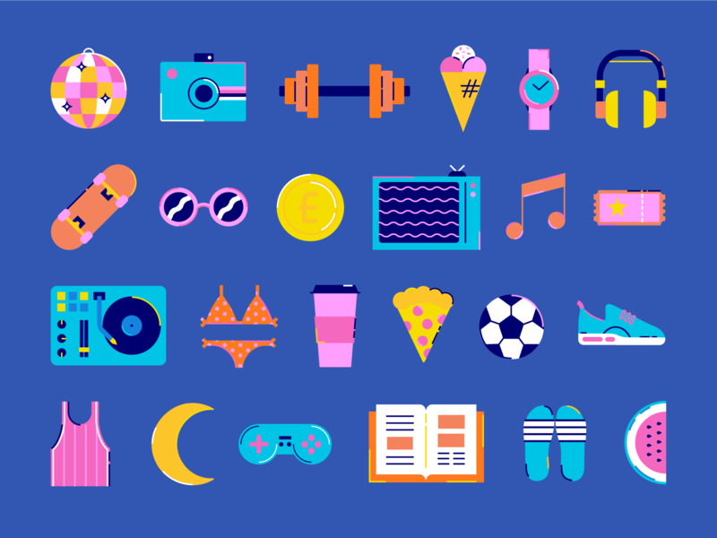800x600 Summer Icons