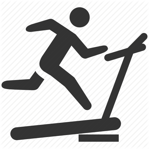 512x512 Exercise, Fitness, Gym, Sport Club, Sports, Training, Treadmill Icon