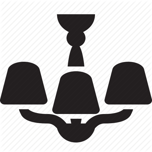 512x512 Chandelier, Fixture, Glass, L Lighting, Luster, Lustre Icon