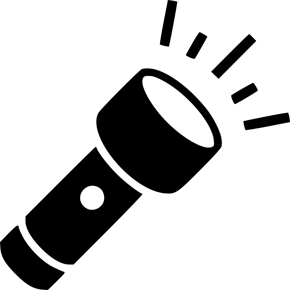 980x980 Flashlight Png Icon Free Download