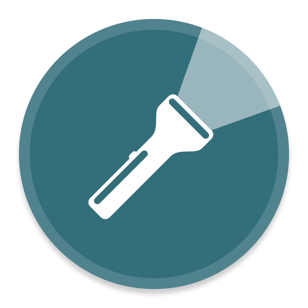 1024x1024 Flashlight Icon Button Ui App Pack Blackvariant