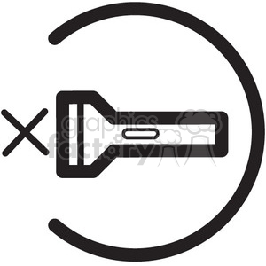 300x300 Flashlight Off Vector Icon Clipart Royalty Free Gif, Png