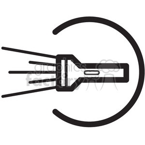 300x300 Flashlight On Vector Icon Clipart Royalty Free Gif, Png