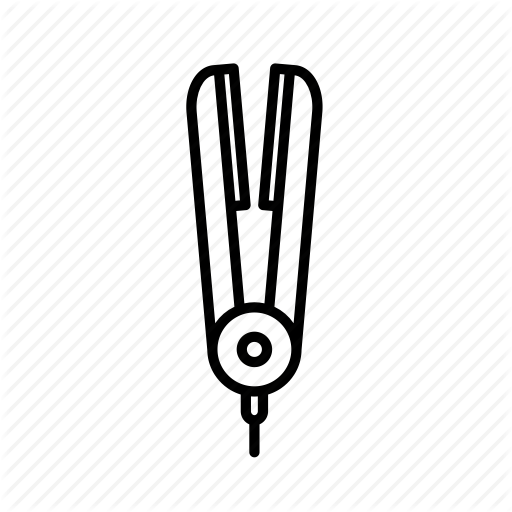 512x512 Flat Iron, Hair Straightener, Hair Styling, Mini Styler, Tool Icon