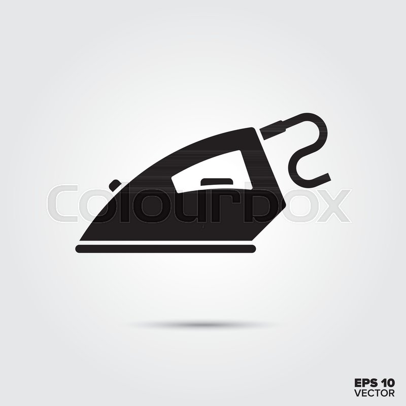 800x800 Flat Iron Vector Icon Laundry And Stock Vector Colourbox