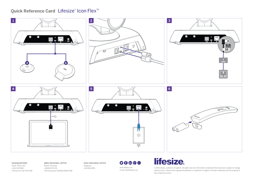 842x595 Lifesize Icon Flex Quick Reference Card