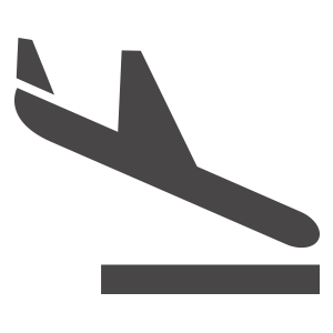 300x300 Airport Icon Flight Arrival