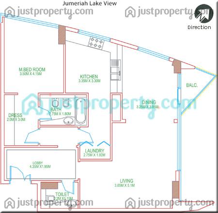 450x440 Icon Tower Apartments Floor Plans