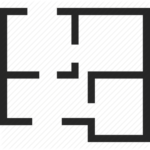 512x512 Architecture, Blue Print, Construction, Floor Plan Icon