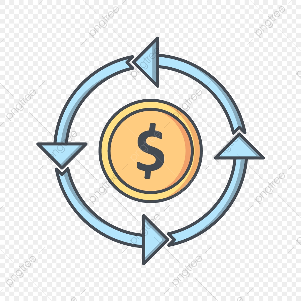 1024x1024 Vector Money Flow Icon, Money, Flow, Currency Png And Vector